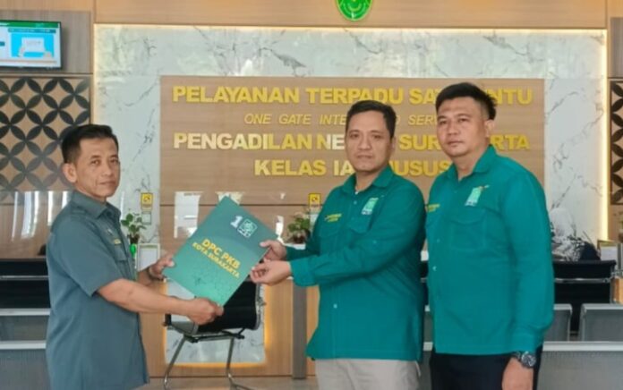 DPC PKB Kota Surakarta Serahkan SK Kepengurusan ke Pengadilan